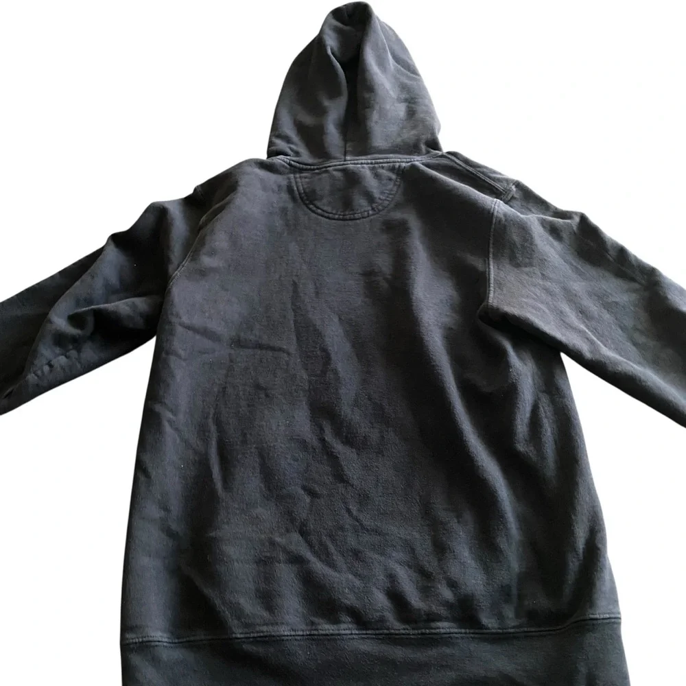 Boys Juniors Snoopy Graphic Print Black Hoodie Size S‎